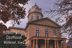 Madison County Courthouse, Winterset, Iowa Postcard