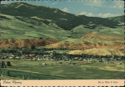Panorama of Dubois, Wyoming Postcard