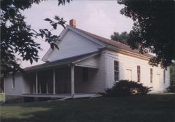 Herbert Hoover Childhood Meetinghouse, West Branch, Iowa Postcard