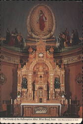 Grotto of the Redemption Altar, West Bend, Iowa Postcard