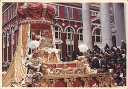 Rex, King of Carnival Mardi Gras Parade Float, New Orleans Postcard