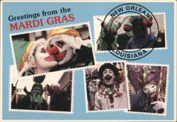 Mardi Gras Celebrations, New Orleans, LA Postcard