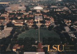 Aerial View of Louisiana State University Campus, Baton Rouge Postcard