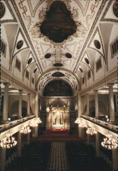 St. Louis Cathedral Nave & Ceiling Mural, New Orleans Postcard