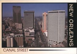 Canal Street Skyscrapers, New Orleans, LA Postcard