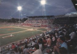 Baseball Game at Fairgrounds Field, Shreveport LA Postcard
