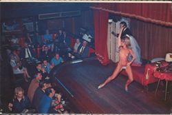 Bourbon Street Striptease Show, New Orleans Postcard