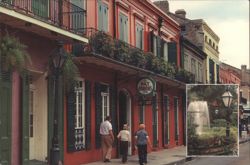 Pat O'Brien's, Historic Town House, New Orleans Postcard