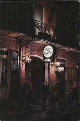 Pat O'Brien's Bar at Night, New Orleans, LA Postcard