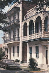 Ante-Bellum Homes, Lace Balconies, Esplanade Avenue Postcard