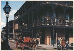 French Quarter Lace Balconies, Royal & Dumaine Sts, New Orleans Postcard