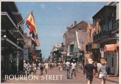 Bourbon Street Mall, French Quarter, New Orleans Postcard