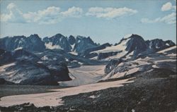 Continental Divide, Wind River Range, Wyoming Glaciers Postcard