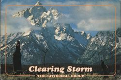 Clearing Storm, The Cathedral Group Mountains Postcard