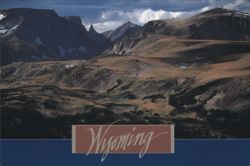 Bear's Tooth Mountain Range, Wyoming Landscape Postcard