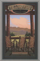 Yellowstone National Park - Roosevelt Lodge View Postcard
