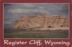 Register Cliff, Wyoming Postcard