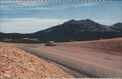 Powder River Pass, Highway 16, Big Horn Mountains, WY Postcard