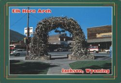 Elk Horn Arch, Jackson, Wyoming Postcard