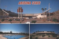 Arizona State University Sun Devil Stadium Aquatic Center Postcard