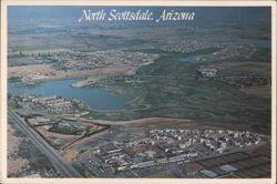 Aerial View of North Scottsdale, Arizona Postcard