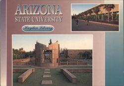 Arizona State University Hayden Library Postcard