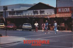 Old Town Scottsdale Main Street Shops Postcard