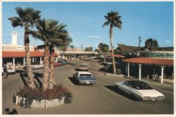 Fifth Avenue, Scottsdale, Arizona - Shops and Palm Trees Postcard