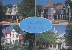 Victorian Homes of Prescott, Arizona Postcard
