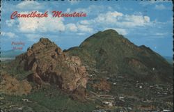 Camelback Mountain & Praying Monk, Phoenix, AZ Postcard