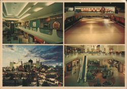 Metrocenter Phoenix AZ - Mall Interior, Ice Rink, Theme Park Postcard