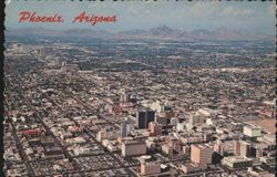Aerial View of Phoenix, Arizona Postcard