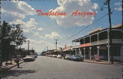 Allen Street Tombstone AZ Postcard