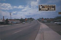 Welcome to Show Low, AZ - Named by Turn of a Card Postcard