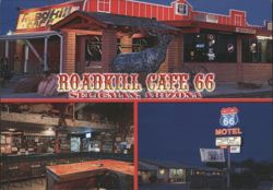 Roadkill Cafe 66 & Route 66 Motel - Seligman, AZ Postcard