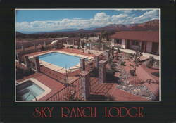 Sky Ranch Lodge Pool & Panoramic Views, Sedona Postcard