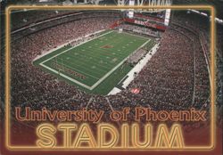 University of Phoenix Stadium Aerial View Postcard
