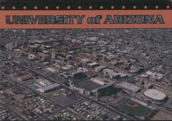 University of Arizona Aerial View, Tucson Postcard
