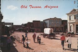 Old Tucson, Arizona Western Movie Set Town Postcard