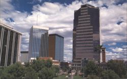 Tucson Skyscrapers & United Bank Tower, Downtown AZ Postcard