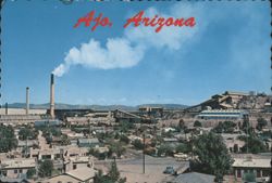 Ajo, Arizona - New Cornelia Plant & Open Pit Mine Postcard