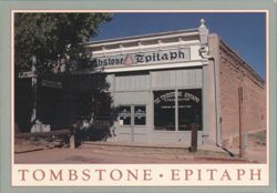 Tombstone Epitaph Newspaper Building, Tombstone AZ Postcard