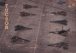 Sweptwing F-111A Aircraft at AMARC, Tucson, Arizona Postcard