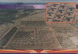 Airplane Graveyard, Tucson, Arizona Aerial View Postcard