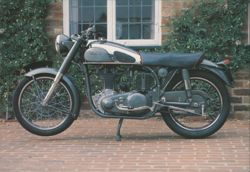 1953 Norton International 350cc Motorcycle Postcard