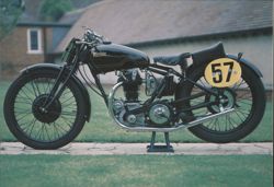 1930 Rudge TT Replica 500cc Motorcycle Postcard