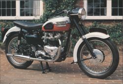 1959 Triumph Bonneville 650cc Motorcycle Postcard