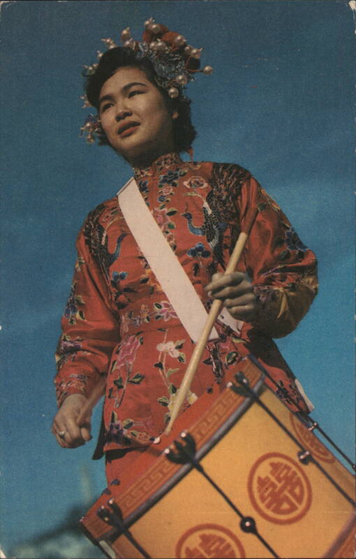 St. Mary's Chinese Girls Drum Corps Drummer, San Francisco California