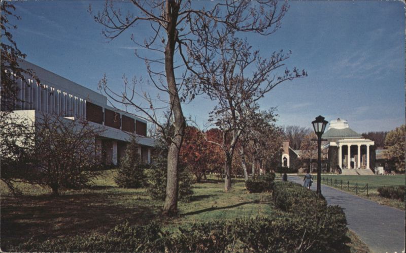 University of Delaware Campus - Morris Library & Memorial Hall Newark