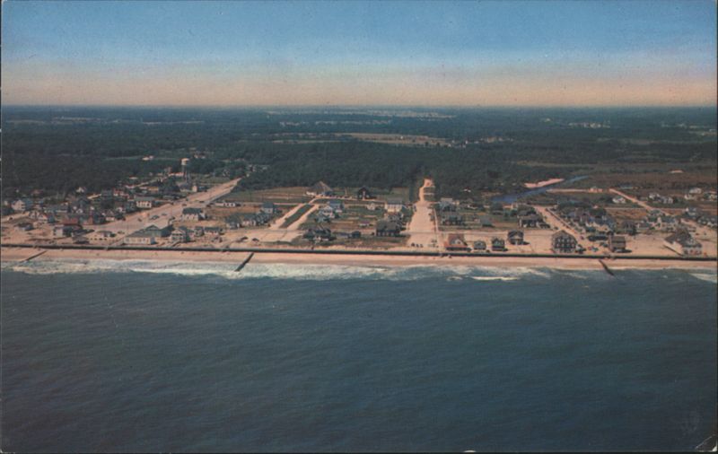 Beautiful Bethany Beach, Eastern Shore Aerial View Delaware